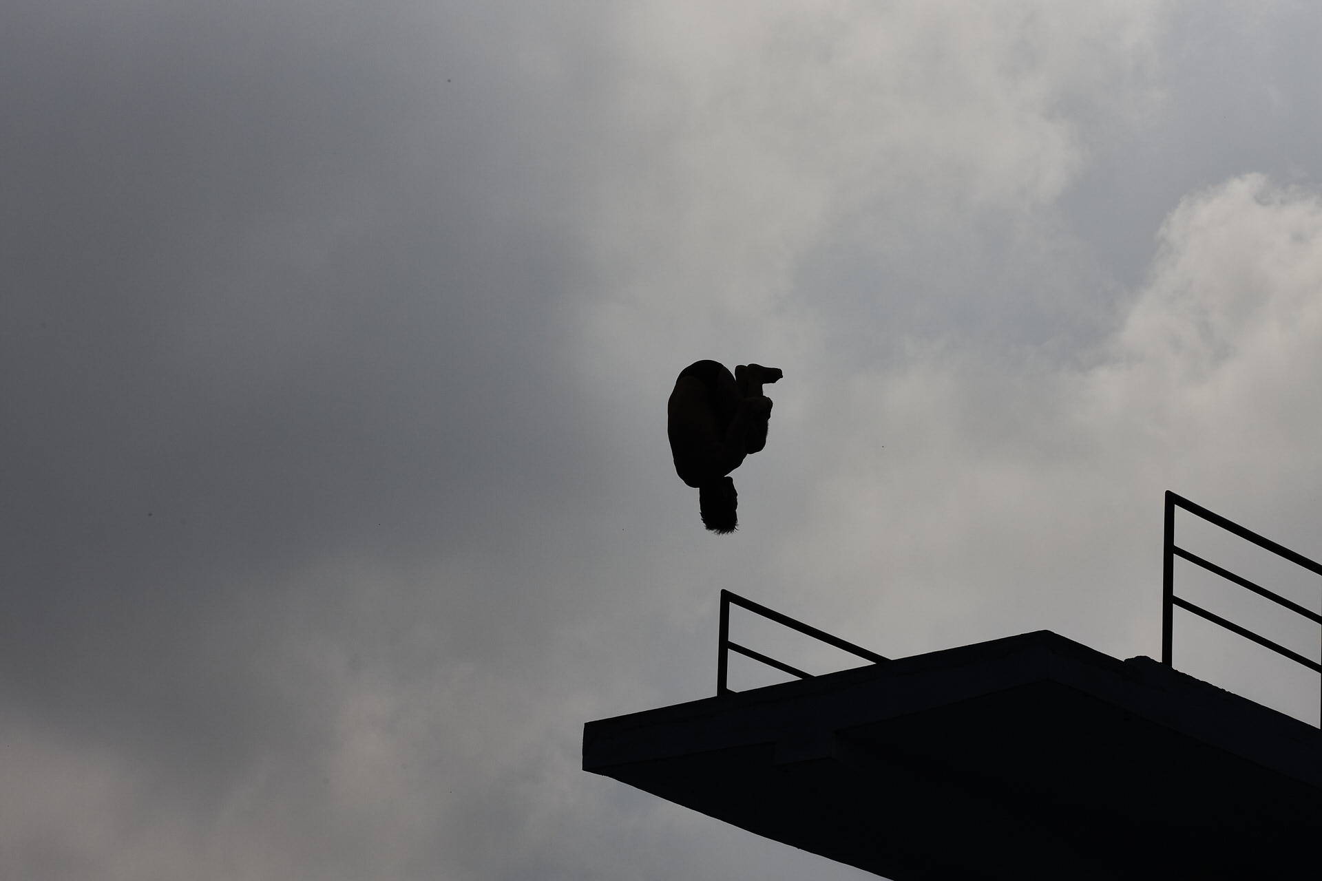 Indian Diver Diving
